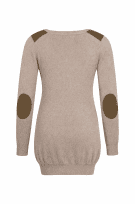 BURBERRY ΠΛΕΚΤΟ ΠΟΥΛΟΒΕΡ MINIMAL ΜΠΕΖ ΓΥΝΑΙΚΕΙΟ PRE OWNED M