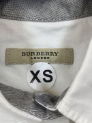 BURBERRY SHIRT MINIMAL OFF WHITE WOMENS PRE OWNED XS