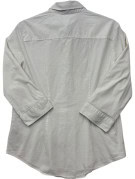 BURBERRY SHIRT MINIMAL OFF WHITE WOMENS PRE OWNED XS