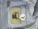 BURBERRY ΠΟΥΚΑΜΙΣΟ ΡΙΓΕ ΜΠΛΕ ΑΝΤΡΙΚΟ PRE OWNED L