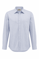 BURBERRY ΠΟΥΚΑΜΙΣΟ ΡΙΓΕ ΜΠΛΕ ΑΝΤΡΙΚΟ PRE OWNED L