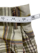 Byblos Shorts Vintage Plaid Beige-Brown Women’s S