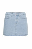 CALVIN KLEIN JEANS DENIM MINI SKIRT WASHED BLUE ΓΥΝΑΙΚΕΙΟ PRE OWNED XS