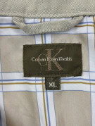 CALVIN KLEIN JEANS HARRINGTON ΜΠΟΥΦΑΝ MINIMAL BEIGE ΑΝΤΡΙΚΟ PRE OWNED XL