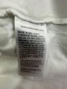 CALVIN KLEIN JEANS T-SHIRT VERTICAL LOGO WHITE MEN'S M