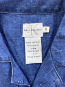 Calvin Klein Jeans Πουκάμισο Casual Με Τσέπες Λογότυπο Μπλε Ανδρικό S