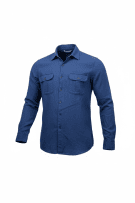 Calvin Klein Jeans Πουκάμισο Casual Με Τσέπες Λογότυπο Μπλε Ανδρικό S