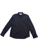 CALVIN KLEIN JEANS SHIRT MINIMAL BLACK MENS PRE OWNED M