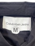 CALVIN KLEIN JEANS SHIRT MINIMAL BLACK MENS PRE OWNED M