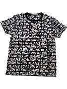CALVIN KLEIN JEANS T SHIRT SPELL OUT ΜΑΥΡΟ ΑΝΤΡΙΚΟ PRE OWNED XL