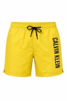 CALVIN KLEIN SWIM SHORTS SPELL OUT YELLOW MEN PRE OWNED L