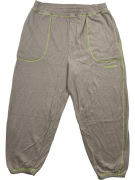 CALVIN KLEIN Lounge Joggers Neon Stitching Logo Beige Men's L