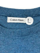 CALVIN KLEIN MAGLIA MINIMAL BLU UOMO PRE OWNED L