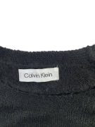 Calvin Klein Knit Sweater Casual Striped Black-Beige Women’s L