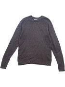 CALVIN KLEIN ΠΛΕΚΤΟ ΠΟΥΛΟΒΕΡ ΜΙΝΙΜΑΛ ΑΝΘΡΑΚΙ ΑΝΤΡΙΚΟ PRE OWNED L