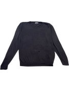 CALVIN KLEIN CREWNECK SWEATER MINIMAL BLACK MENS PRE OWNED XL