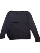 CALVIN KLEIN CREWNECK SWEATER MINIMAL BLACK MENS PRE OWNED XL