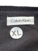 CALVIN KLEIN CREWNECK SWEATER MINIMAL BLACK MENS PRE OWNED XL
