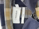 CALVIN KLEIN ΠΟΥΚΑΜΙΣΟ FITTED ΚΑΡΟ ΜΠΛΕ ΑΝΤΡΙΚΟ PRE OWNED M