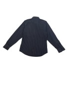 CALVIN KLEIN CAMICIA SLIM FIT A RIGHE NERA DA UOMO L