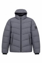 CALVIN KLEIN PUFFER JACKET MINIMAL ΓΚΡΙ ΑΝΤΡΙΚΟ PRE OWNED L