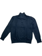 Camel Active Μπλε Σκούρο Πλεκτό Polo Ανδρικό XL