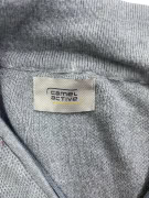 CAMEL ACTIVE giacca in maglia casual con zip grigia da uomo L