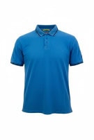 CAMELOT ACTIVE POLO SHIRT MINIMAL BLUE MEN PRE OWNED L