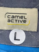 CAMELOT ACTIVE POLO SHIRT MINIMAL BLUE MEN PRE OWNED L