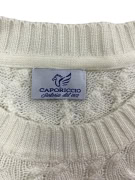 CAPORICCIO ΠΛΕΚΤΗ ΜΠΛΟΥΖΑ CABLE KNIT ΕΚΡΟΥ ΑΝΔΡΙΚΗ L