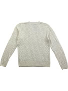 CAPORICCIO ΠΛΕΚΤΗ ΜΠΛΟΥΖΑ CABLE KNIT ΕΚΡΟΥ ΑΝΔΡΙΚΗ L