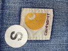 CARHARTT CARGO PANTS WORKWEAR BLU UOMO PRE OWNED S