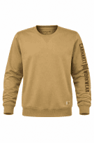 CARHARTT CREWNECK WORKWEAR BEIGE MEN PRE OWNED S