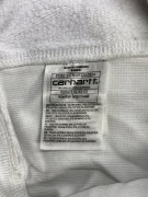 CARHARTT FELPA CON LOGO AMERICAN SCRIPT BIANCO DA UOMO L