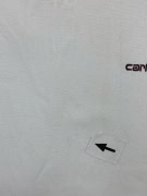 CARHARTT FELPA CON LOGO AMERICAN SCRIPT BIANCO DA UOMO L
