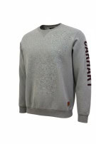 CARHARTT FELPA CREWNECK WORKWEAR GRIGIO MELANGE UOMO PRE OWNED M