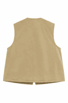 2006 CARHARTT VEST WORKWEAR BEIGE MEN PRE OWNED 3XL