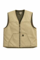 2006 CARHARTT VEST WORKWEAR BEIGE MEN PRE OWNED 3XL