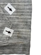 CARHARTT HALF ZIP HOODIE WORKWEAR ΓΚΡΙ ΑΝΤΡΙΚΟ PRE OWNED L
