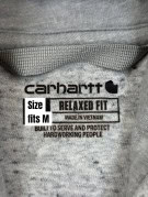 CARHARTT FELPA STREETWEAR GRIGIO UOMO PRE OWNED M