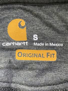 CARHARTT HOODIE WORKWEAR OLIVE MENS PRE OWNED S