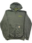 CARHARTT HOODIE WORKWEAR OLIVE MENS PRE OWNED S