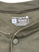 CARHARTT ΜΑΚΡΥΜΑΝΙΚΗ HENLEY WORKWEAR ΛΑΔΙ ΑΝΤΡΙΚΟ PRE OWNED XL