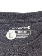 CARHARTT ΜΑΚΡΥΜΑΝΙΚΗ ΜΠΛΟΥΖΑ WORKWEAR CHARCOAL ΓΚΡΙ ΑΝΤΡΙΚΟ PRE OWNED M