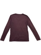 Carhartt Μακρυμάνικο T-Shirt V-Neck Μπορντό Relaxed Fit