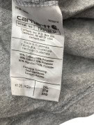 CARHARTT ΜΑΚΡΥΜΑΝΙΚΟ T SHIRT WORKWEAR ΓΚΡΙ ΑΝΤΡΙΚΟ PRE OWNED XXL