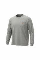 CARHARTT ΜΑΚΡΥΜΑΝΙΚΟ T SHIRT WORKWEAR ΓΚΡΙ ΑΝΤΡΙΚΟ PRE OWNED XXL