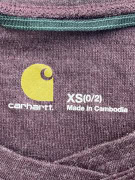 Carhartt Μακρυμάνικο Top Thermal Μπορντό XS