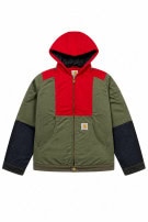 CARHARTT REWORKED ΜΠΟΥΦΑΝ ΜΕ ΚΟΥΚΟΥΛΑ STREETWEAR ΠΡΑΣΙΝΟ ΑΝΤΡΙΚΟ PRE OWNED L