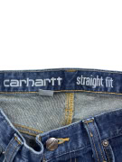 CARHARTT ΠΑΝΤΕΛΟΝΙ JEANS STRAIGHT FIT LOGO ΜΠΛΕ UNISEX S